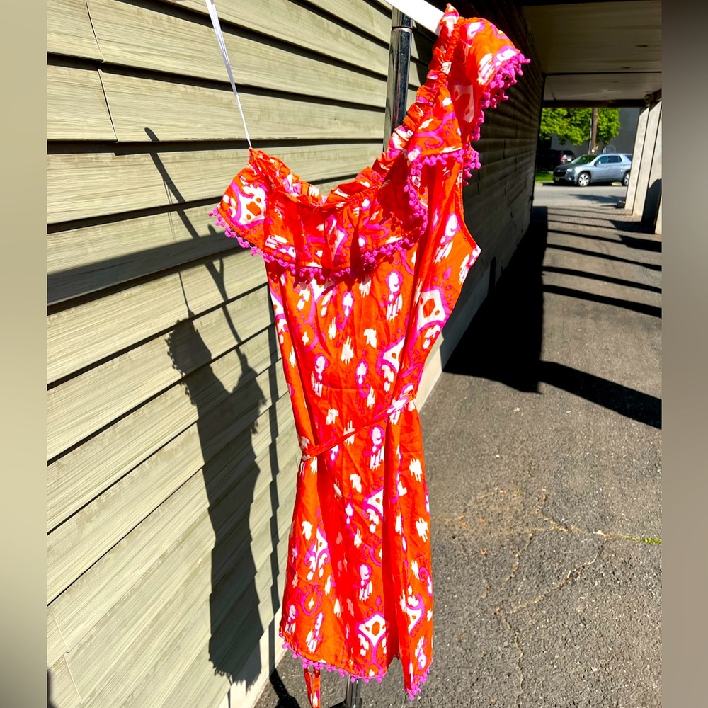 Mud Pie one shoulder Dress size M (new with tags)